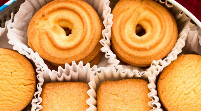 Galletas de mantequilla tipo danesas Receta de galletas de mantequilla tipo danesas