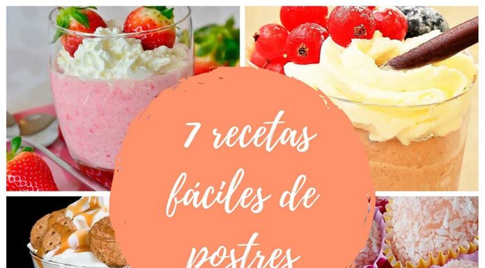 7 recetas fáciles de postres 7 recetas fáciles de postres