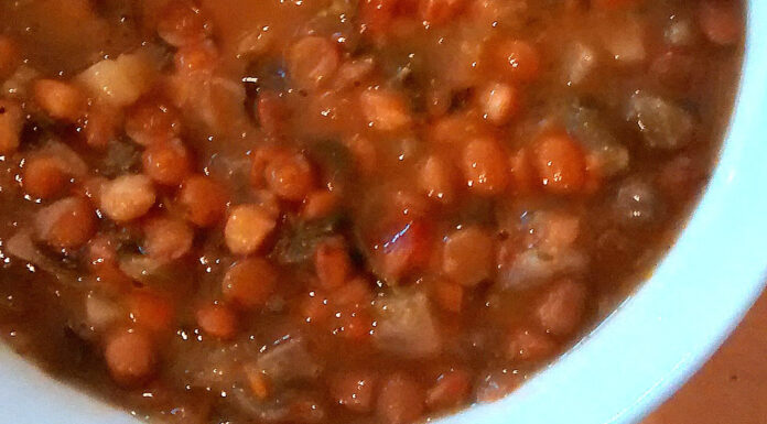 Lentejas sencillas Receta de lentejas sencillas