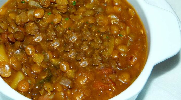 Potaje de lentejas ligero Receta de potaje de lentejas ligero