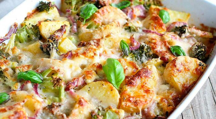 Gratinado de brócoli y patata Receta de gratinado de brócoli y patata