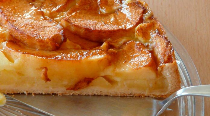 Bizcocho de avena, manzana y sin huevo Receta de bizcocho de avena y manzana y sin huevo