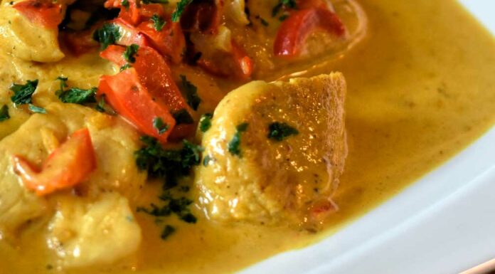 Pollo al curry Receta de pollo al curry