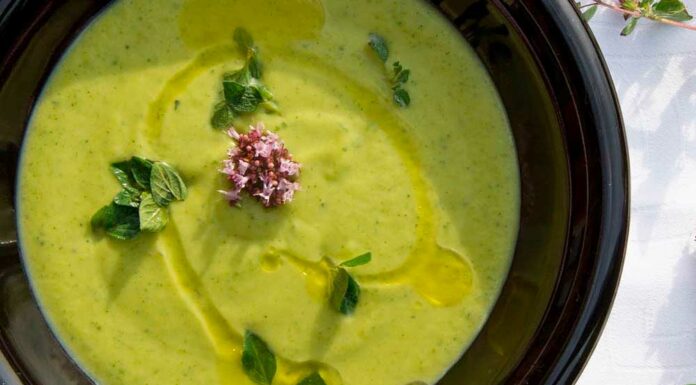 Crema de calabacín Receta de crema de calabacin