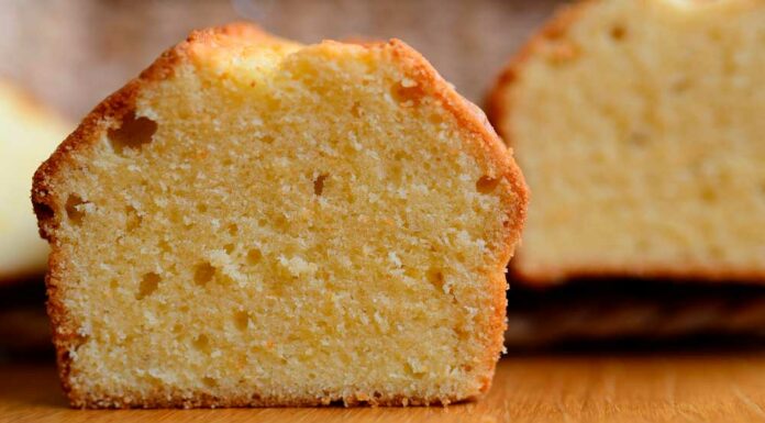 Bizcocho de mantequilla (pound cake) Receta de bizcocho de mantequilla o pound cake