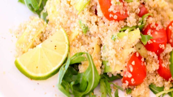 Receta de quinoa con cilantro y lima