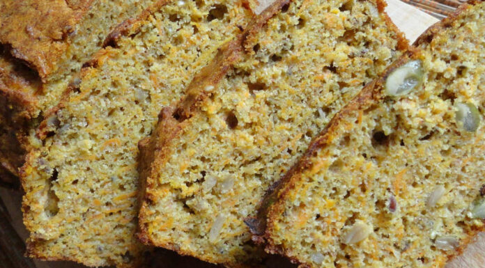 Bizcocho de calabaza con nueces y chocolate Receta de bizcocho de calabaza con nueces y chocolate