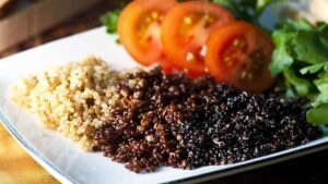 Receta de quinoa con champiñones