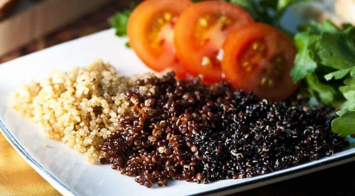Receta de quinoa con champiñones
