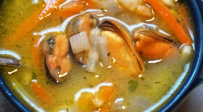 Crema de mejillones Receta de crema de mejillones