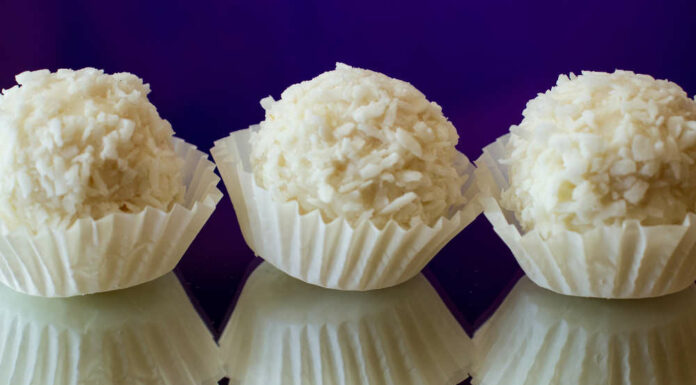 Trufas de chocolate blanco Receta de trufas de chocolate blanco