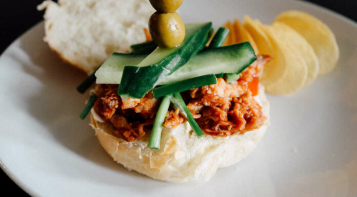 Dip de pollo y barbacoa Receta de dip de pollo y barbacoa