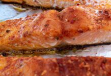Receta de salmón al horno con piña