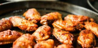 Receta de sabrosas alitas de pollo en airfryer