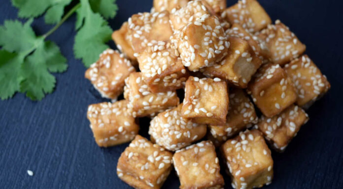 Tofu con salsa de soja y miel Receta de tofu con salsa de soja y miel