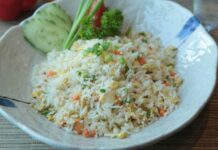 Receta de arroz tres delicias