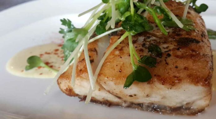 Merluza con bechamel de gambas Receta de merluza con bechamel de gambas