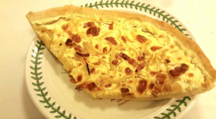 Pastel de patata y cebolla Receta de pastel de patata y cebolla