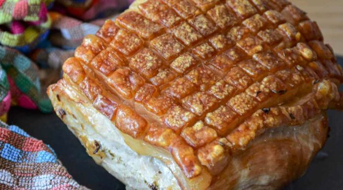 Pierna de cochinillo asado Receta de pierna de cochinillo asada