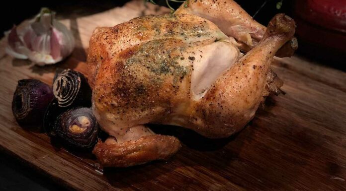 Pularda rellena de manzana higos y nueces Receta de pularda rellena de manzana higos y nueces