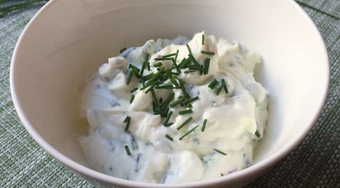 Dip de queso crema con cebollín Receta de dip de queso crema con cebollín