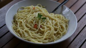 Receta de espaguetis al vino