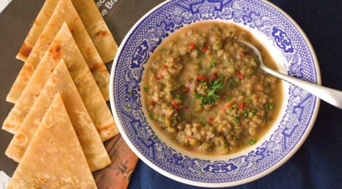 Guiso de lentejas con arroz Receta de guiso de lentejas con arroz