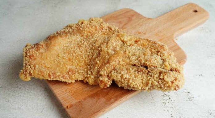 Pechuga de pollo empanada en freidora de aire Receta de pechuga de pollo empanada en freidora de aire