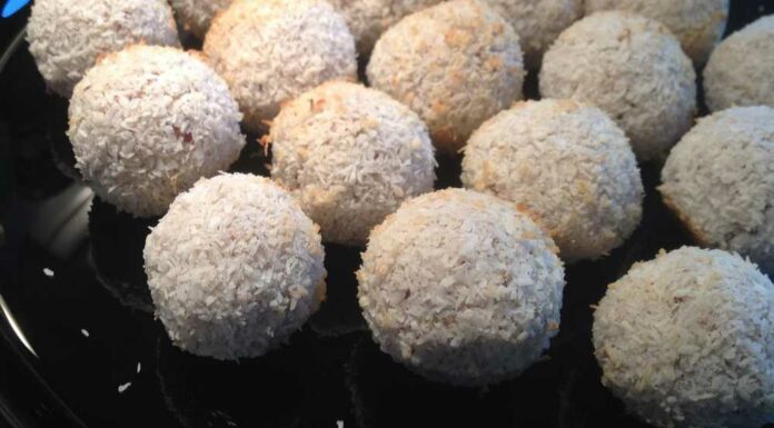 Trufas de coco Receta de trufas de coco
