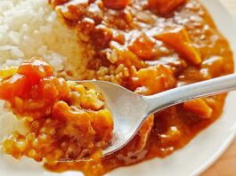 Receta de arroz con pollo al curry fácil