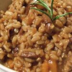 Receta de arroz meloso con jamón serrano