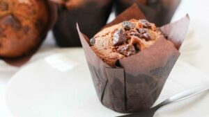 Receta de magdalenas de chocolate veganas