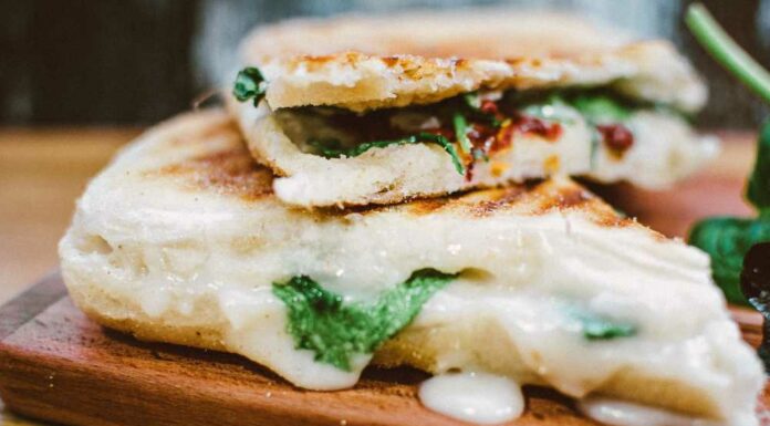 Bocadillo de manzana y queso Gouda Receta de bocadillo de manzana y queso gouda