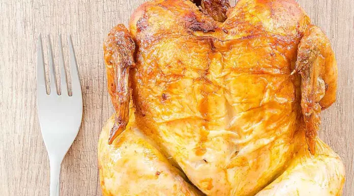 Pollo asado sencillo Receta de pollo asado sencillo