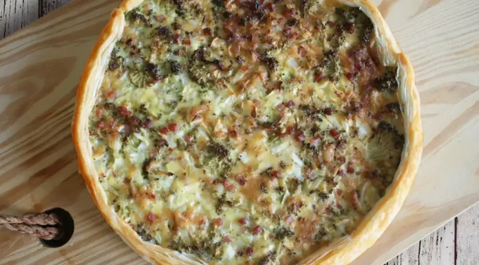 Tarta de brócoli con boniato o batata Receta de tarta de brócoli con boniato o batata