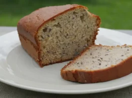 Receta de pan de plátano americano