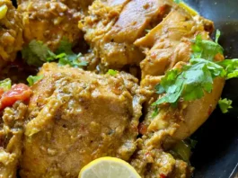Receta de contramuslos de pollo en salsa de curry