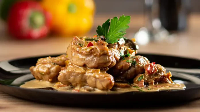 Receta de pollo al vermut